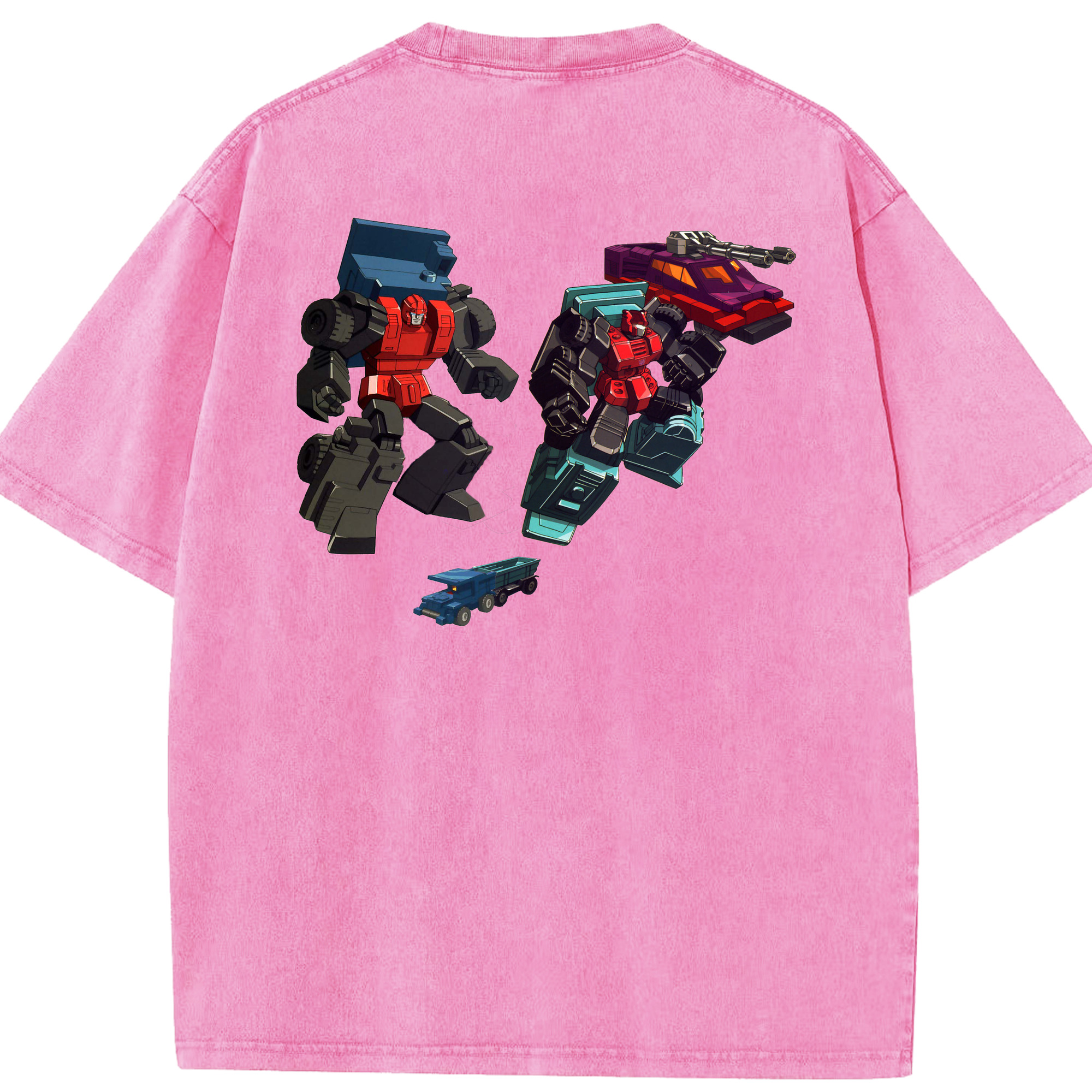 （画像用）  綿100% ヴィンテージ風 半袖Tシャツ（背面プリント）